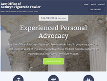 Tablet Screenshot of familylawaustintexas.com